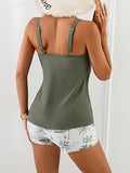 Women’s Floral Scoop-Neck Tankini Set with Tummy Control & Boyshorts