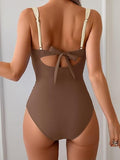 Women’s Underwire One-Piece Swimsuit with Tummy Control
