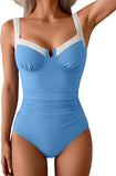 Women’s Underwire One-Piece Swimsuit with Tummy Control