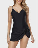 Slim Fit One Piece Swimsuit  Flattering Tummy Control Bathing Suit