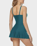 Slim Fit One Piece Swimsuit  Flattering Tummy Control Bathing Suit