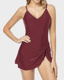 Slim Fit One Piece Swimsuit  Flattering Tummy Control Bathing Suit