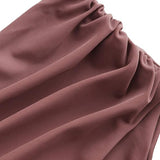 Women’s High Waisted Tankini Set with Scoop Neck and Knot Detail