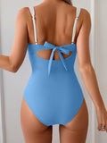 Women’s Underwire One-Piece Swimsuit with Tummy Control