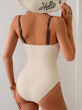 Women’s Cutout One-Piece Swimsuit with Tummy Control