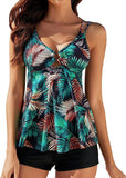 Women’s Tummy Control Tankini Set with O Ring Detail