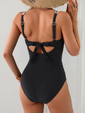 Women’s Underwire One-Piece Swimsuit with Tummy Control