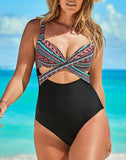 FULLFITALL - Multi Cut Out Underwire One Piece Swimsuit
