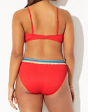 FULLFITALL - Red High Waist Bikini Set