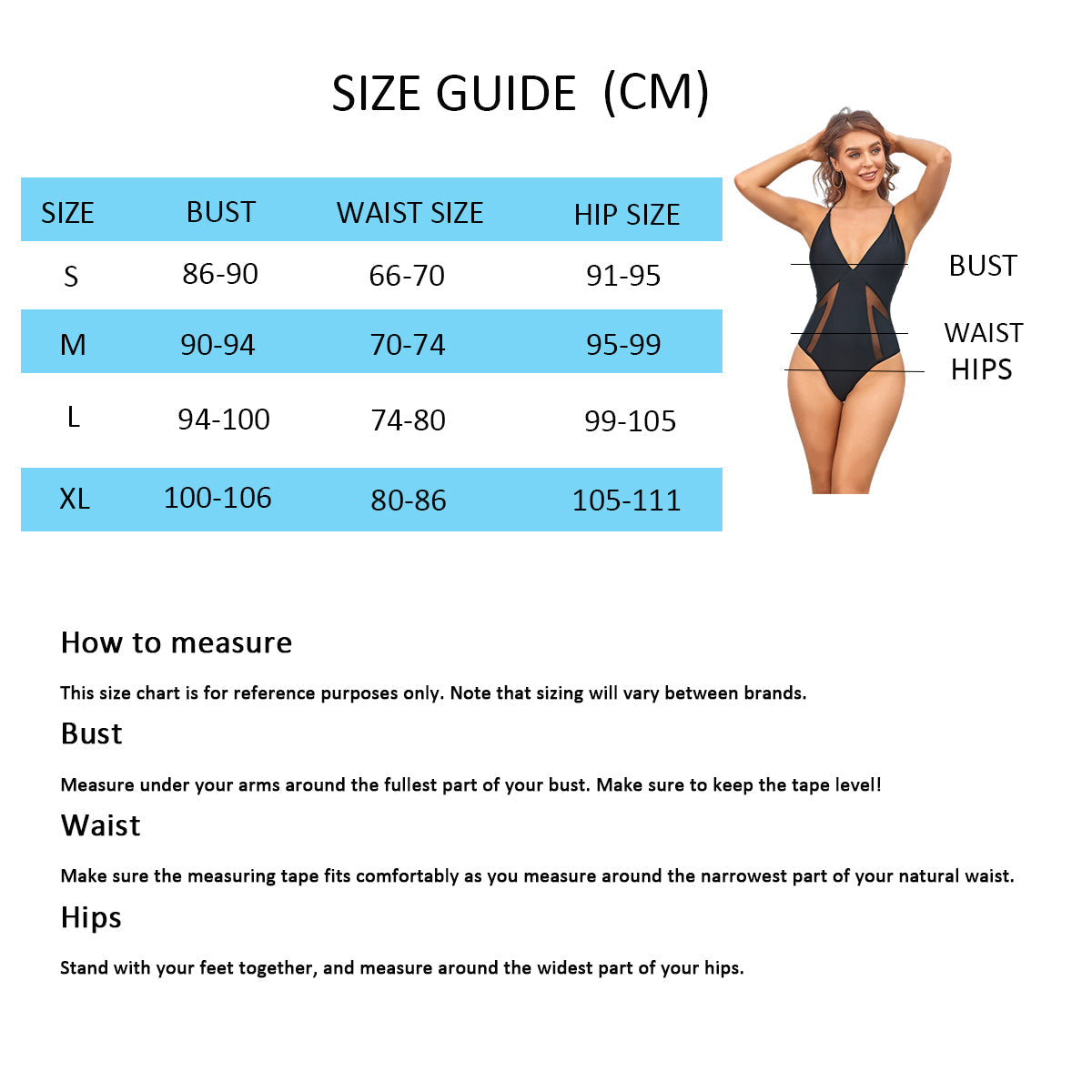 Solid Color One-Piece Swimsuit Sexy Slimming Standard Size Swimwear